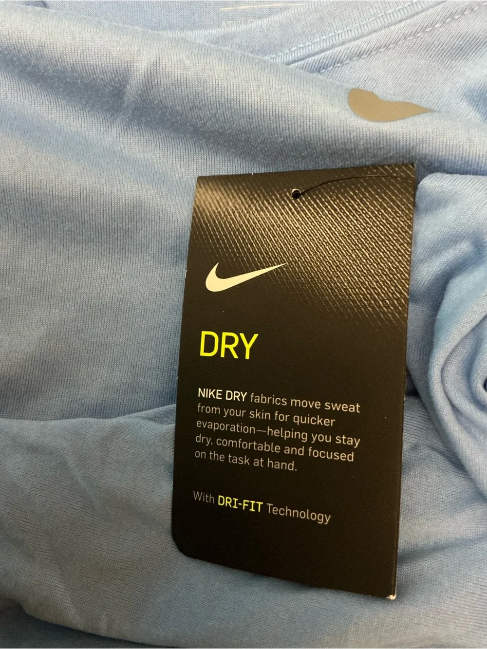 Nike Boys Long Sleeve Dri-FIT Training Shirt - Blue - Size Large - NWT